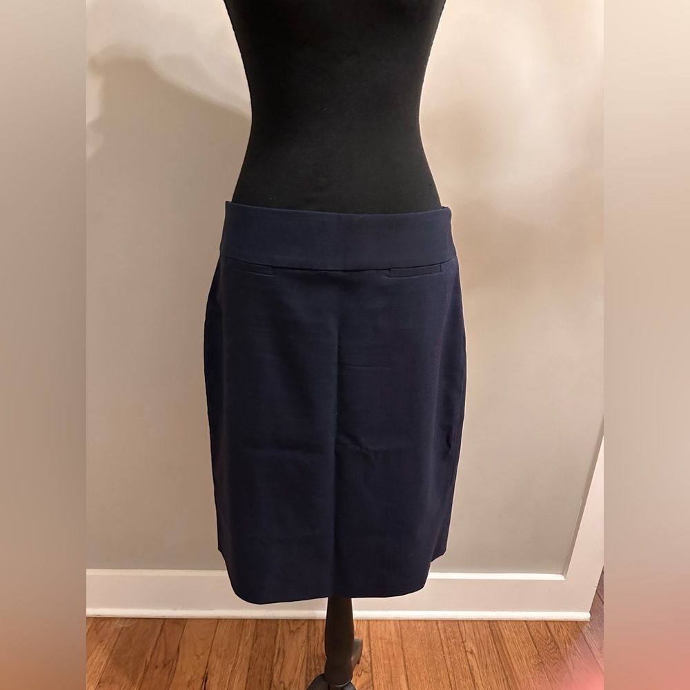 Banana Republic Dark Blue Pencil Skirt